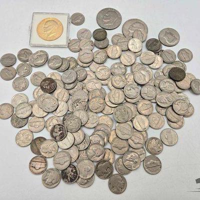 #1520 • Dollar Coins, Half Dollar Coins and Nickels
