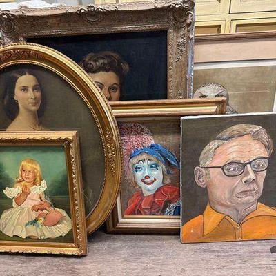 #8026 • Framed Paintings and Signed Lithograph Print
