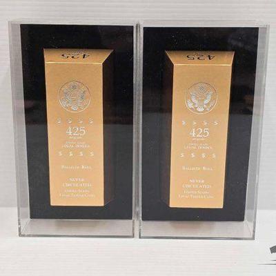 #1548 • 2 Never Circulated Ballistic Rolls of Presidential Dollars
