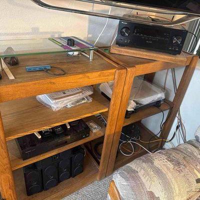 #11520 • Pioneer Elite Receiver, Panasonic Ultra HD Blu-ray Player, Kenwood Speakers, Audio-Technica Record
