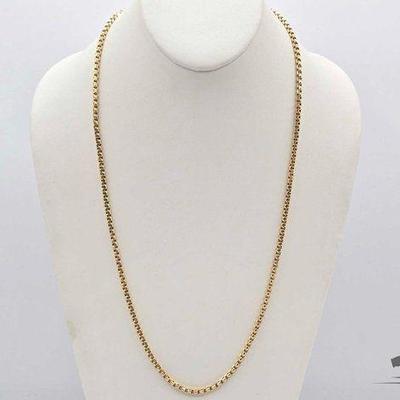 #702 • 14k Gold Necklace, 15.60g
