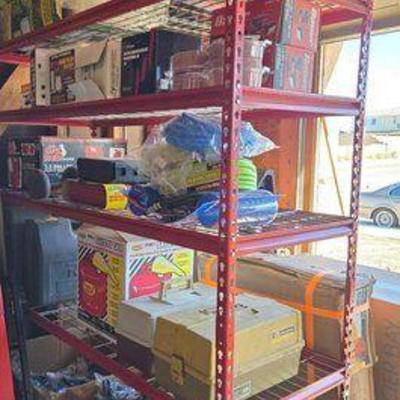 #18116 • Rack, Framing Nailer, Backpack Sprayer, Palm Sanders, Radiator Coolant Filling Funnel Kit & More
