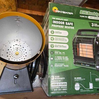 #18096 • Propane Heaters, Propane Hose and Outdoor Inflatable Pool
