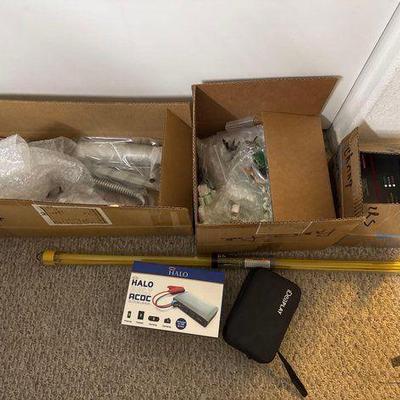 #15014 • Halo Bolt Battery Pack, iDeaPlay Jumpstarter, RC Plane Exhaust, and Misc Parts
