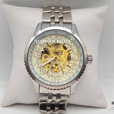 #1104 • Not-Authenticated!!! Brietling Mens Wristwatch
