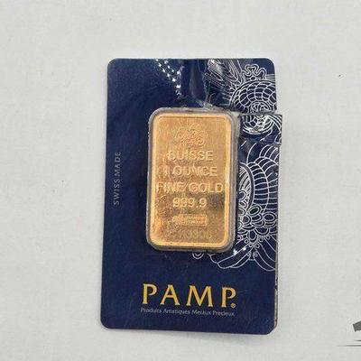 #1200 • Pamp Suisse 1oz Fine Gold

