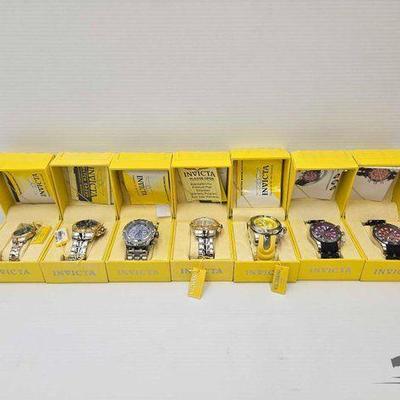 #1179 • NEW!!! (7) Invicta Mens Watches
