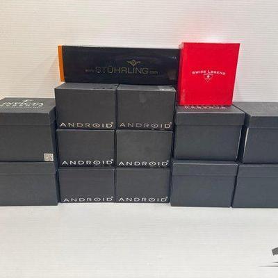 #1198 • (14) Empty Watch Boxes
