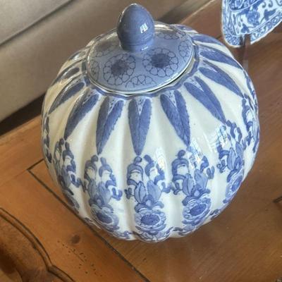 nice blue jar
