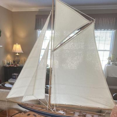 Sailboat is a manageable size