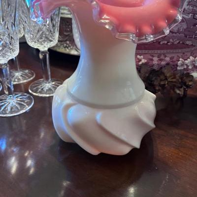 HAND BOWN VASE