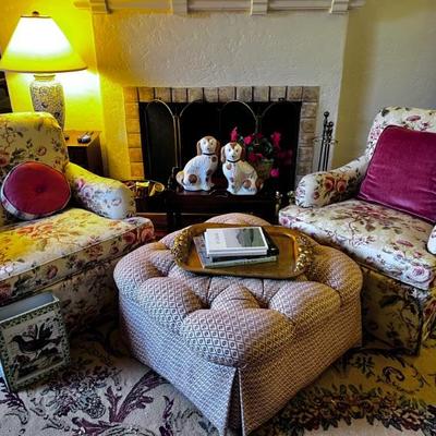 CUSTOM FLORAL CHAIRS
