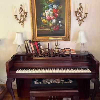 PIANO AND BENCH
