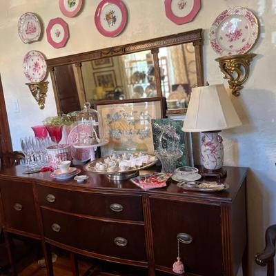 DUNCAN PHYFE TABLE AND BUFFET