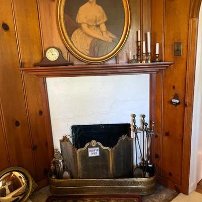 FIRE PLACE SURROUND AND TOOL SETS