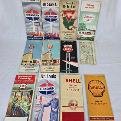 Marathon, Standard, Shell, Esso