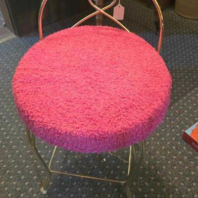 Vintage vanity chair / stool