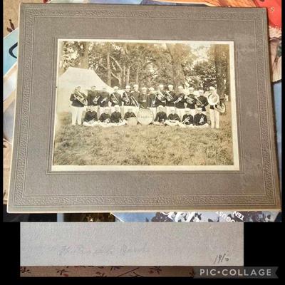 1916 Hutsonville, IL high school band photo