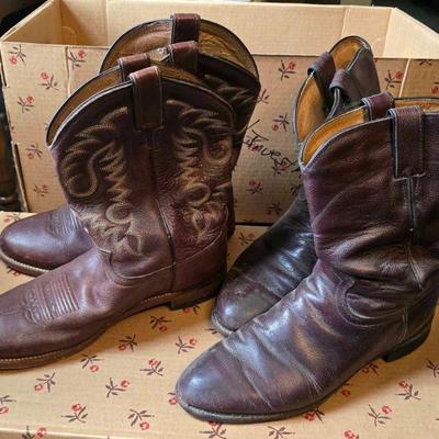 Vintage Justin cowboy boots sz 11