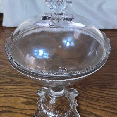 Several pieces of EAPG ... Pressed glass, crystal and cut glass.