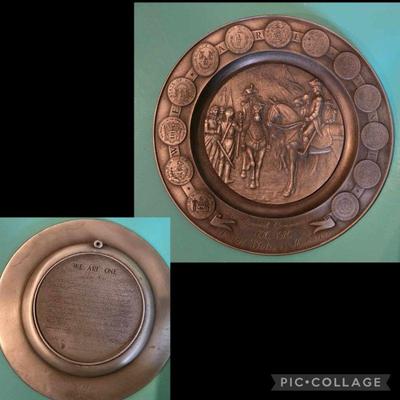 Pewter plate