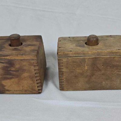 Primitive butter molds