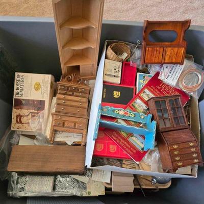 100s of minature / doll house accessories.