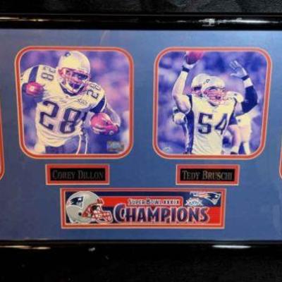 Super bowl xxxix champions framed photos