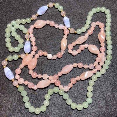 Jadeite necklaces