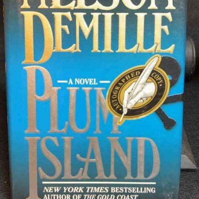 Nelson demille signed plum island”