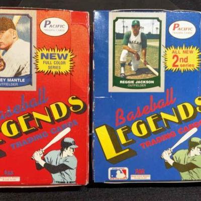 Pacific trading cards lot 2 baseball legends