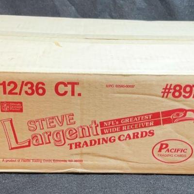 Case of steve largent trading cards