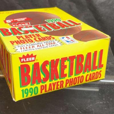 Fleer 1990 nba box