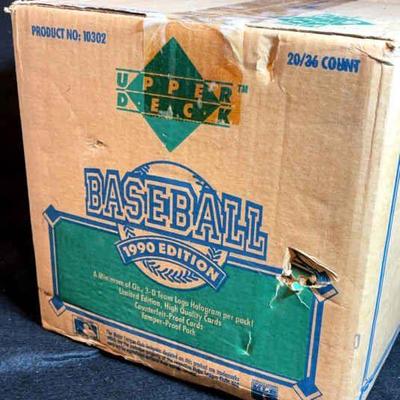 1990 upper deck unopened box 20 36 count