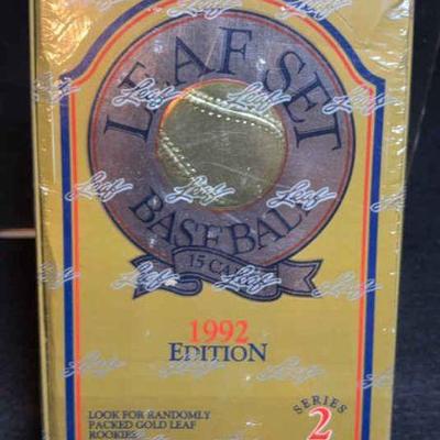 Leaf 1992 edition series 2 mlb sealed box