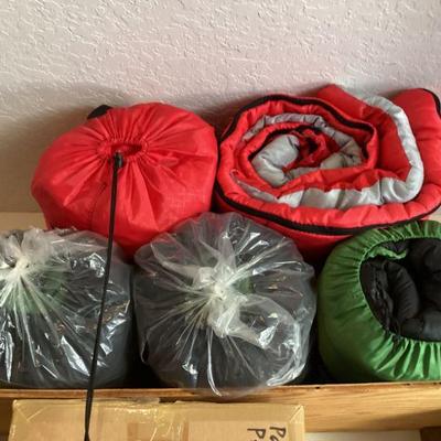 5 Sleeping Bags, 2 Never Used