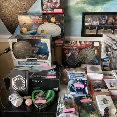 Science Fiction Collectables - Ships, Books, Holiday Ornaments