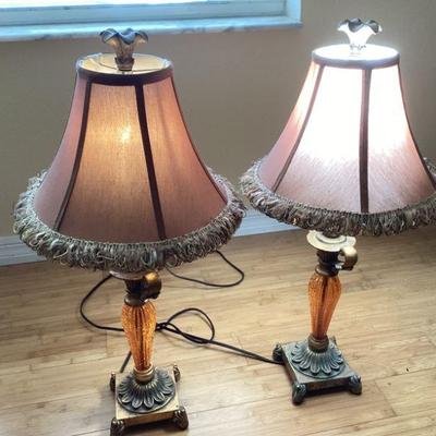 Two Lamps (different bulbs shown for contrast)