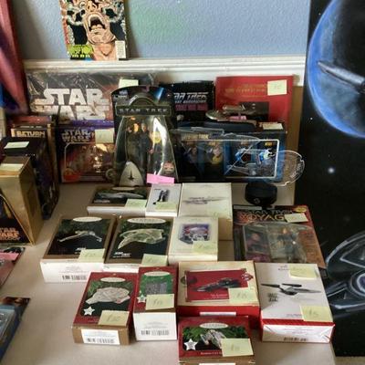 Science Fiction Collectables - Holiday Ornaments, Action Figures, Vault, Script