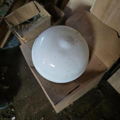 Old large light globes
