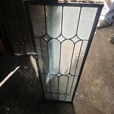 Antique leaded glass windows