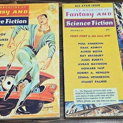 1959 & 1964 - Fantasy and Science Fiction Magazine 