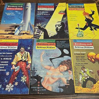Complete! Volume 11 of Fantasy and Science Fiction Magazine - 1956
