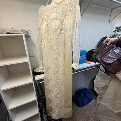 vintage wedding gown