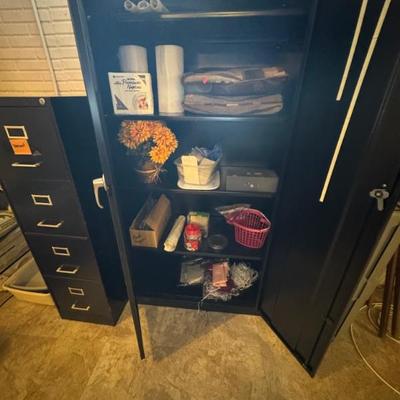 metal cabinets