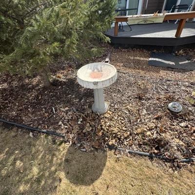 concrete bird bath 1