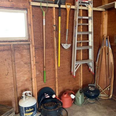 Small LP Grill and Tools