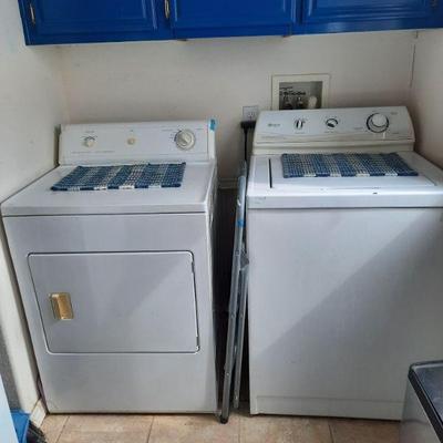 Washer and dryer