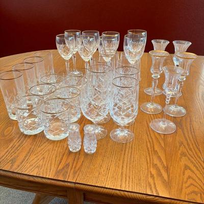 Lot #11 - Elegant Crystal Glassware Collection