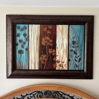 Lot #38 - Beautiful Framed Floral Artwork